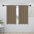 Easy-Going Rod Pocket Blackout Curtains for Bedroom, Room Darkening Window Curtains for Living Room, Thermal Insulated Noise Reduction Solid Window Drapes, 2 Panels(34x45 in, Camel) by Easy-Going