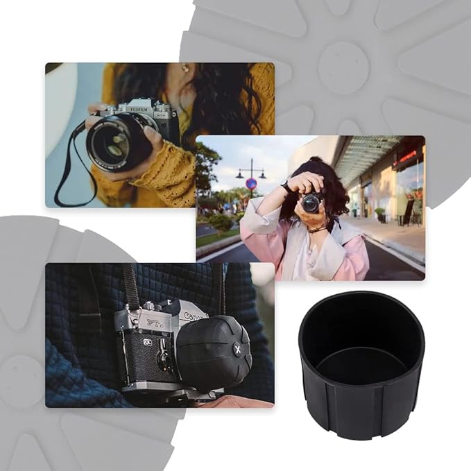 Camera Lens Cap SLR Camera Silicone Protector Cap Dustproof Lens Cover for 65-110mm DSLR Camera Lenses - Image 7