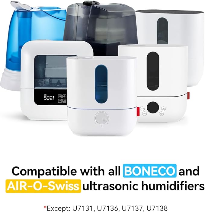 A250 Aqua Pro Filter Replacement Compatible with All BONECO & AIR-O-Swiss Ultrasonic Humidifier (Except U7131, U7136, U7137, U7138), 2 Pack - Image 4