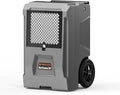 ABESTORM Hurricane DV Commercial Dehumidifiers with Pump and Drain Hose, Auto Defrosting Industrial Dehumidifiers with Wheels for Basements, Water Damage Restoration or Garages by AbestormSolutionsINC