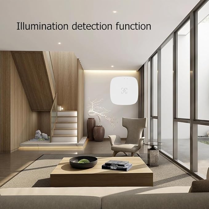 Smart Zigbee/WiFi Motion Sensor, Human Presence Motion Sensor with PIR and Millimeter Wave Detection, Static Presence Recognition, Light and Environmental Monitoring(C) - Image 4