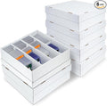 Pulchra 6 Pack Trading Graded Card Storage Box - 4 Rows Graded Card Case Holds 176 PSA Slab Cards, Graded Card, Cardboard Holder Organizer Boxes with Dividers for Sport Cards PSA/GMA/CSG/SGC/HGA/MTG by Unknown