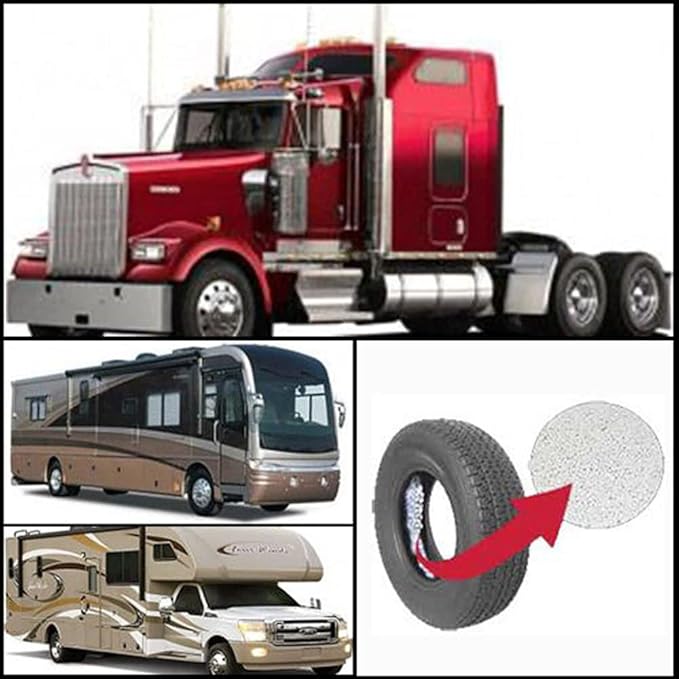 4-12-CFTB Tire Balancing Beads for Trucks, 2mm White Ceramic Beads, 12oz Packs of 4 - Great for Counteracting Heavy Spot in Semi, Medium Duty Trucks, Off-Road Vehicles, Trailer Wheels - Image 2