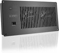 AC Infinity AIRPLATE P7, Quiet Cooling Cabinet Fan System with Power Outlets and USB Ports, Intelligent Thermal Triggering, for Home Theaters, Entertainment Centers, and AV Cabinets by ACInfinity