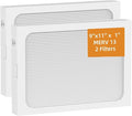 2 Packs, 9 x 11 x 1 MERV 13 Replacement Dehumidifier Filter Compatible with Santa Fe Compact70, Ultra70, Element, Compact2, UA 65H dehumidifier Models by Unknown