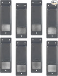 Shipping Container Air Vent Kit Heavy Duty Shipping Container Accessories Cross Flow Ventilation Kit Reduce Heat Humidity Pressure Condensation Add Air Flow for Cargo (8 Pack Deep Brown) by Chickencoopaccessaries