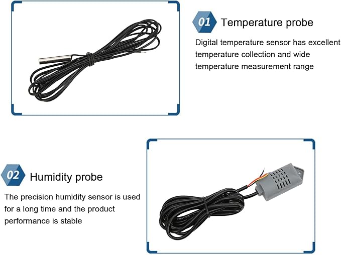 Egg Incubator Controller 110V Microcomputer Automatic Intelligent Temperature Humidity Control Thermostat for Chicken Quail Pigeons (#1) - Image 5