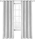 ChadMade Extra Wide Blackout Lined Premium Velvet Curtain Off White 120Wx96L Inch (1 Panel), Eyelet Grommet for Livingroom Bedroom Theater Studio, Leon Collection by ChadMade