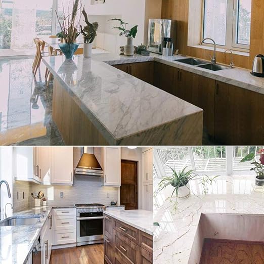 COSNIGHT Clear Contact Paper Kitchen Oil Proof Waterproof Wallpaper Self Adhesive Vinyl Film High Temperature Resistant Transparent Removable Paper for Cupboard Doors Walls Kitchen 11.8In*118In - Image 3