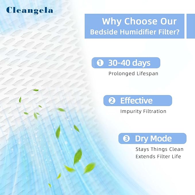 6 Pack WF813 EQWF813 Humidifier Filters Replacement Compatible with Equate EQ-2119-UL PCWF813 Relion RCM-832 RCM-832N ProCare PCCM-832N Cool Mist Humidifier Replacement Filter - Image 4