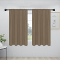 Easy-Going Rod Pocket Blackout Curtains for Bedroom, Room Darkening Window Curtains for Living Room, Thermal Insulated Noise Reduction Solid Window Drapes, 2 Panels(42x54 in, Camel) by Easy-Going