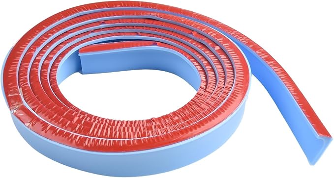 Shower Water Retention Strip - Silicone Multi-Color Water Containment - Fits Various Shower Areas for Bathroom Use(Blue 300cm) by Unknown