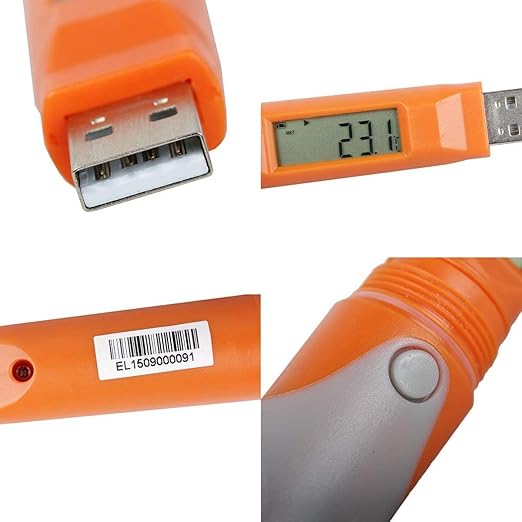 (Pack of 4) Thermal Mapping Area Mapping Multi Use Temperature & Humidity Data Logger (Range: -30℃ to 70℃) USB Plug & Play for Pharmaceuticals and Laboratories | Model: Elitech RC-51H - Image 4