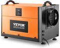 VEVOR 156 Pints Commercial Dehumidifier with Drain Hose, Portable Crawl Space Dehumidifiers for Basement Storage Room Industrial Grade, Auto Defrost/Drainage, Heavy-duty Galvanized Steel, LED Indicate by VEVOR