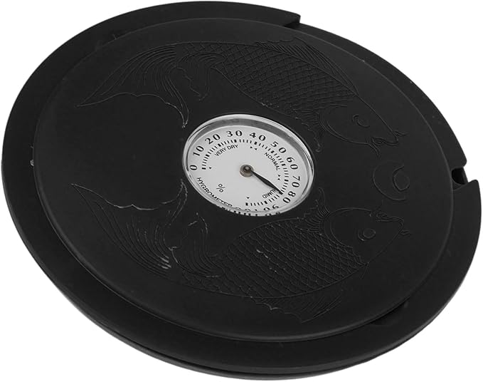 Guitar Humidifier Anti Drying, Acoustic Guitar Sound Hole Humidifier with Hygrometer, Precise Humidity Measurement Tool for Wood Protection, Portable Guitar Care Accessory (Black) - Image 2