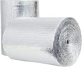 Double Bubble Reflective Foil Insulation Poly-Air Foam Radiant Barrier Film Heat Blocker Heat Guard No Tear for Winter Summer Weatherproof Attics Windows Garages RV's Ducts Barns ETC (16in x 50ft) by Trade+Winds