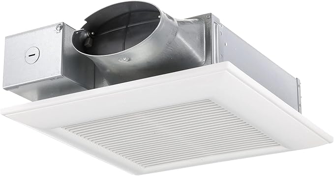 Panasonic WhisperValue Ceiling/Wall Mount Bathroom Exhaust Fan, 50-80-100 CFM, FV-0510VS1 by Panasonic