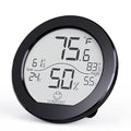 SECRUI Hygrometer Thermometer for Room Temperature Humidity Meter Indoor Thermometer Accuracy Calibration LCD Temperature Sensor with Maximum and Minimum Records, TH1,Black by SECRUI