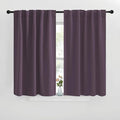 NICETOWN Window Treatment Blackout Curtains and Draperies - (Plum Color) 42x40 inch, 2 Panels, Room Darkening Blackout Panel Drapes for Bedroom by NICETOWN