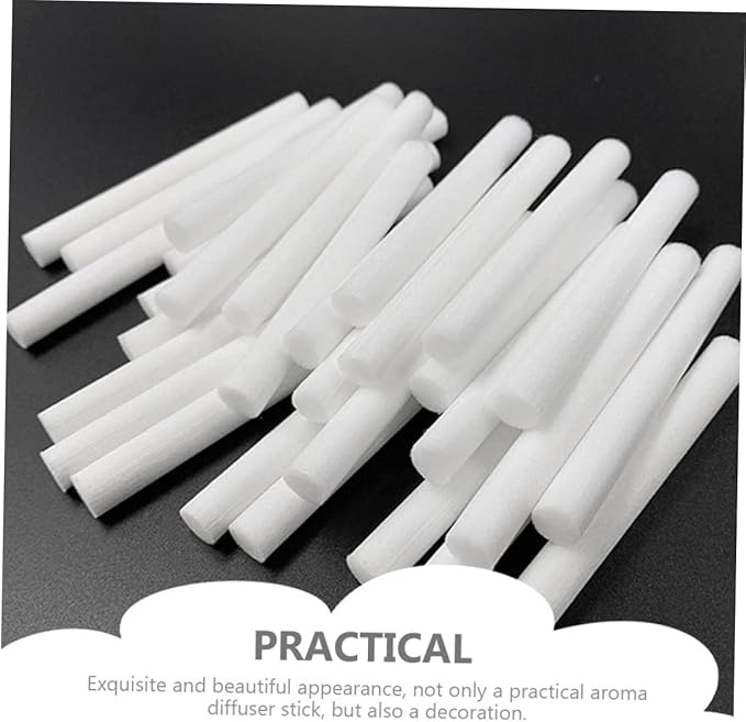 PRETYZOOM 15Pcs Aroma Diffuser Sticks Absorbent Cotton Essential Oil Volatile Rods for Home Fragrance for Living Bathroom Office and Spa Decor - Image 3