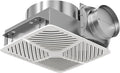 Bathroom Exhaust Fan White Ceiling Mount Ventilation Fan 200-230 CFM 1.5 Sones 6 Inches Duct Energy-Saving Bathroom Ventilation and Exhaust Fan by FICBXRA
