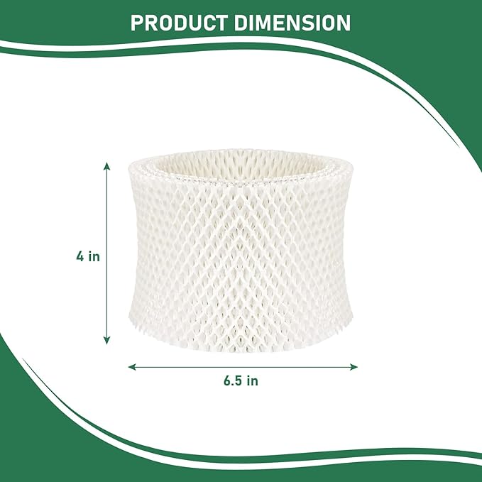Carmerny MDH-0103JB Humidifier Wicking Filter Replacement Compatible with Mainstays MDH-0103JB Humidifier Wick Filters, 3 Pack - Image 2