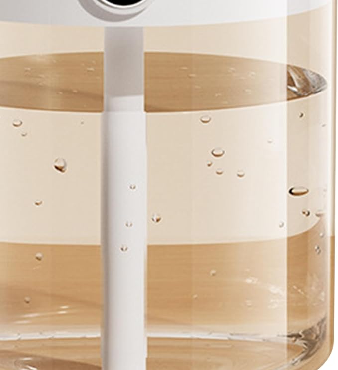 2L Humidifier, Double Nozzle Humidifier, Top Fill Cool Mist Humidifier, USB Humidifier with LCD Humidity Display, Large Capacity Fragrance Oil Diffuser for Home Bedroom[White] - Image 8