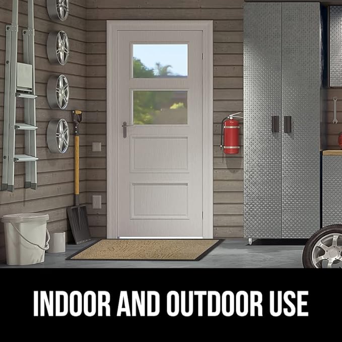 GORILLA GRIP 100% Waterproof All-Season WeatherMax Doormat, US Designed Natural Rubber, Stain and Fade Resistant, Low Profile Indoor Outdoor Door Mats, Easy Clean Patio Mat, 17x29, Home Sweet Home - Image 9
