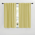 NICETOWN Blackout Curtain Panels for Living Room - (Paler Yellow Color) 34x48 inch, 2 Panels Set, Room Darkening Blackout Drapes for Window by NICETOWN
