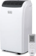 BLACK+DECKER Smart Portable Air Conditioner with Heat, 12,000 BTU Cooling, 9,000 BTU Heating for Rooms up to 550 Sq. Ft., Follow Me Remote, BPACT12HWT, White by BLACKDECKER