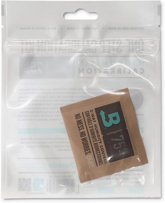 Boveda for Cigars | One-Step Calibration Kit | Preloaded with 75% RH Humidity Control Pack | Precise Salt Test for Digital and Analog Hygrometers and Humidity Sensors | 1-count - Image 3