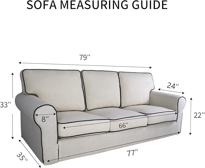 PureFit 100% Dual Waterproof Couch Cover Slipcovers for Couches and Sofas - Stretch Non Slip Fleece Sofa Covers Washable, Leakproof Furniture Protector for Kids, Pets, Dog (Sofa, Greyish Green) - Image 6