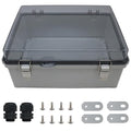 MAKERELE Extra Large Outdoor Electrical Enclosure Boxes Waterproof IP67 Junction Box and 3/4" NPT*2 Enclosure with Mounting Plate Suitable for Various Projects(16.1"*12.2"*7.1") by MAKERELE