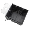 MAKERELE PVC Grey Adjustable Electrical Outlet Box, 2-Gang Adjustable Depth Electrical Box, 34Cu.in. Adjustable Plastic Box, ETL Listed, Fire Rated for 2 Hours(1 Pack) by MAKERELE