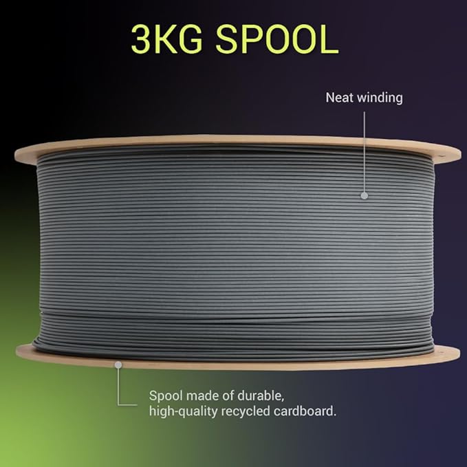 Polymaker Fiberon PPS-CF10 Filament Black 1.75mm 3kg, Extreme Heat Resistance - Fiberon Carbon Fiber Reinforced PPS 3D Printing Filament Ideal for Molding - Image 9