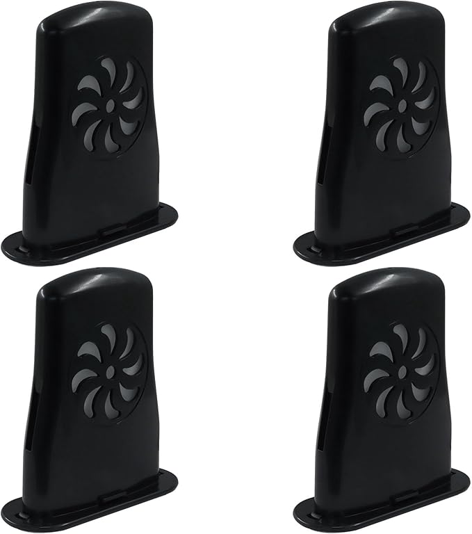 4 Pcs Acoustic Guitar Humidifier, Black Guitar Soundhole Humidifier Silent Running Tool, Moisture Reservoir Maintenance Tool for Prevent Cracking/Acoustic Guitar Owners by Unknown