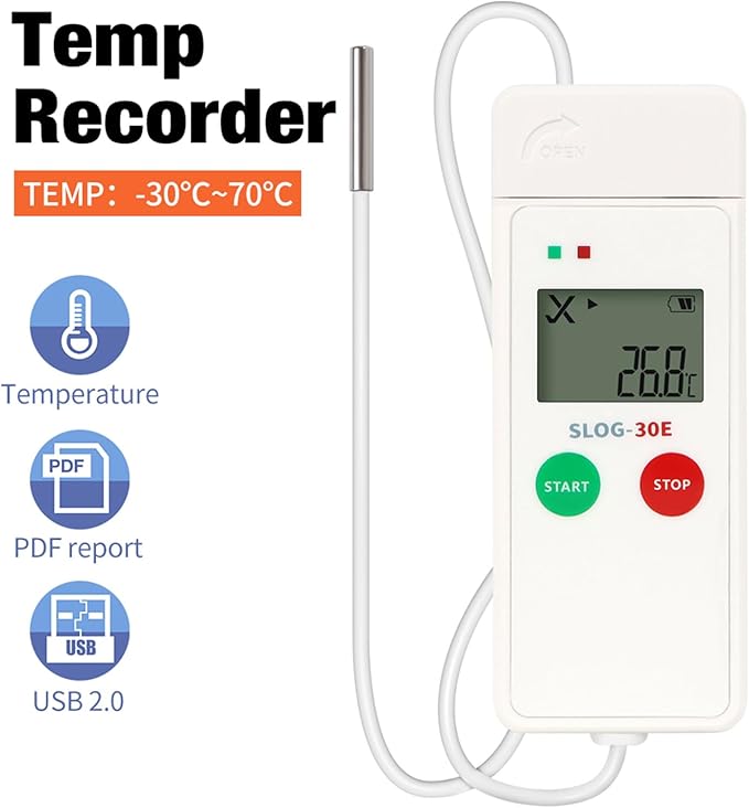 High Accuracy Temperature Humidity Data Logger with External Probes for Immediate in Storage Cold Chain - Image 7