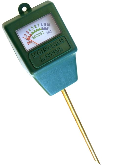 Indoor/Outdoor Moisture Sensor Meter with Full Color Instruction Card, Soil Water Monitor, Plant Care, Garden,Lawn by NewResourcesGroup
