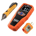 Klein Tools 80023P Tool Set, Home Inspector Tool Kit with Digital Moisture Meter, Non-Contact Voltage Tester, GFCI Outlet Tester, 3-Piece by KleinTools