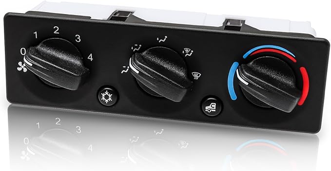 Q21-6119 AC Climate Control Module Compatible with Peterbilt 220 337 348 367 389 520 Trucks A/C Heater Control Panel Switch, Q216119 Air Conditioning Temperature Control Head Unit by KERIOLEE