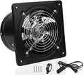 4 inch Exhaust Fan Metal Iron Ventilation Extractor, Silence with Anti-backflow Check Valve Window and Wall Mount Vent Fans for Home Office Kitchen Bathroom Grow Tent Garage by ACEDUROBLA