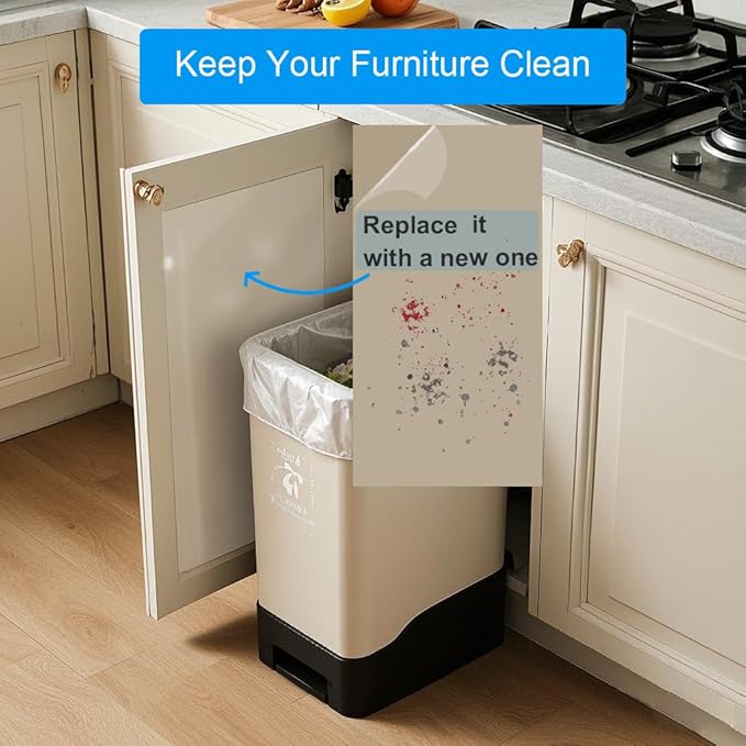 Wall Protector, 17.7in x 32.8ft No Adhesive Static Cling Contact Paper, Clear Electrostatic Protective Film Sheet, Guard Home & Kitchen Walls from Trash Can, Food Splash, Dog, Furniture, Back Chair - Image 4