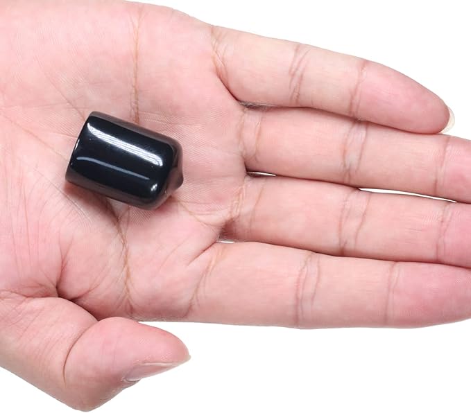 Acocony 3/4 Inch Rubber Cap Round Rubber End Caps PVC Flexible Protector Plastic Plugs for Round Holes Black Pack of 12 - Image 4