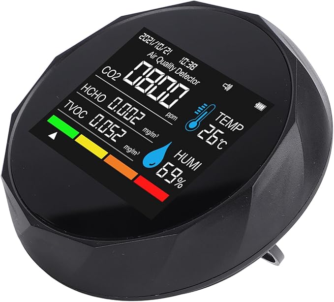 Fafeicy 5 in 1 Indoor Air Quality Detector Bluetooth APP Accurate Sensor for HCHO PM2.5 Temperature Humidity - Image 3