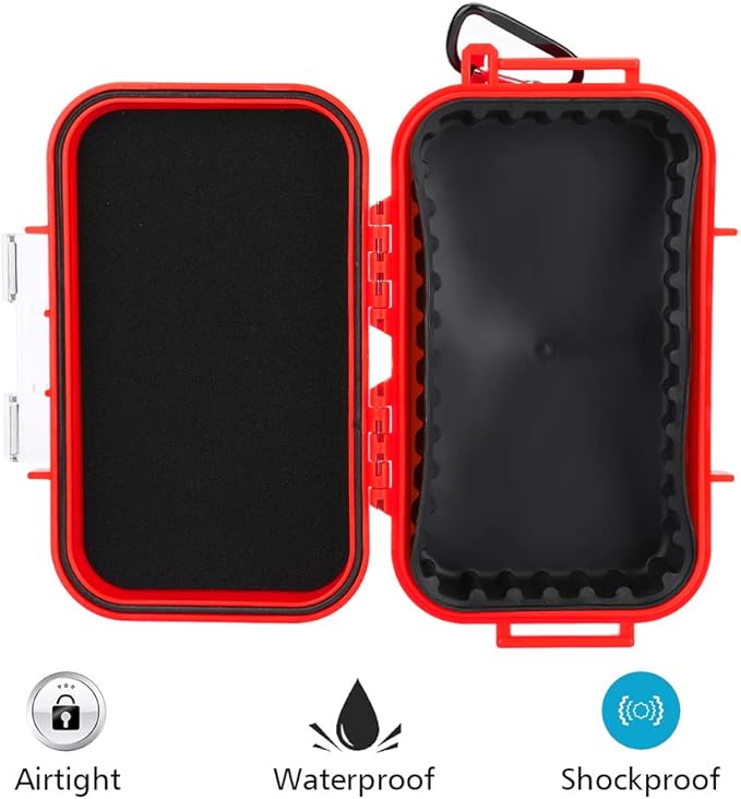 Joyzan Waterproof Storage Case, Outdoor Survival Shockproof Box Airtight Carry Floating Hard Shell Wet Dry Container Travel Sealed Organizer Marine Tool Carrying Protecting Boating Camping Fishing - Image 4