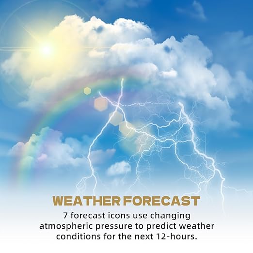 Indoor Outdoor Thermometer Wireless Weather Stations, with 330ft Range Sensor and Adjustable Brightness Inside Outside Temperature Humidity Monitor (Colorfu02) - Image 4