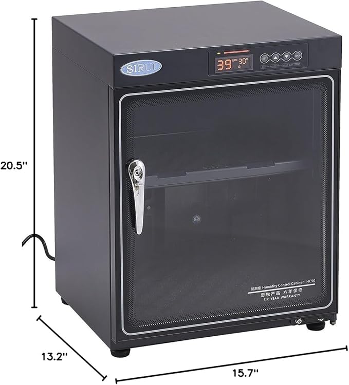 Sirui HC50 Humidity Control Cabinet, 20.5 x 15.7 x 13.2", 50L Capacity - Image 10