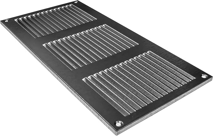 Vent Systems 12" x 6" Inch (Overall) Scratch Resistant Galvanized Metal Vent Cover - 3 Pack - Louvered Duct Grille with Built-in Mesh Screen - Wall/Ceiling HVAC Ventilation Register - Indoor & Outdoor - Image 9