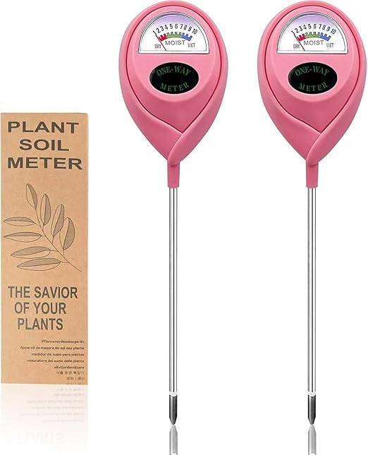 Soil Moisture Meter, Garden Plant Water Meter, Plants Moisture Meter, Lawn Soil Tester, Soil Water Gauge for Potted Plants, Plant Moisture Monitor No Battery Required Free Plant Watering Guide by Unknown