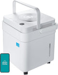 Midea Cube 20 Pint Dehumidifier for Basement, Up to 1,500 Sq. Ft. dehumidifier with drain hose, ENERGY STAR Certificated, Smart Control, Compatible with Alexa, White by Makeyourselfathome